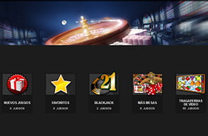 Juegos de casino flash en Betway